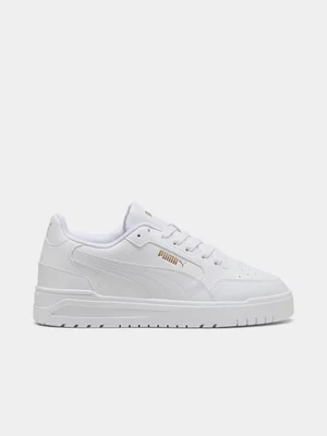 Puma Mens Shuttle Downtone White Sneakers 