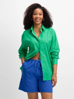 Exact Women's Blue Pull-On Shorts