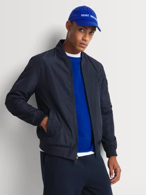 Markham Men's Smart Reversible Nylon Navy/Fatigue Bomber Jacket 