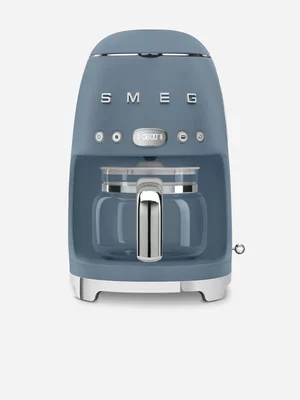 Smeg Retro Filter Coffee Machine Storm Blue Matte Special Edition 