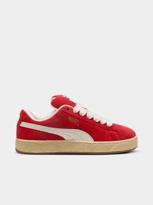 Puma Men's Suede XL Red/White Sneaker