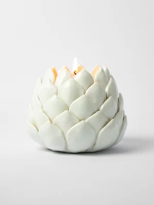 AH Ceramic Artichoke Votive Candle Holder