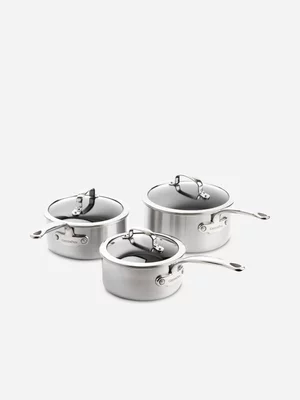 Greenpan Premiere Stainless Steel 6pc Pot Set 
