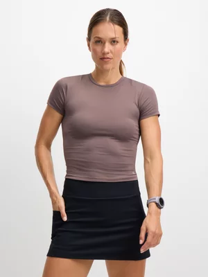 TS Womens Fitted Black Skort