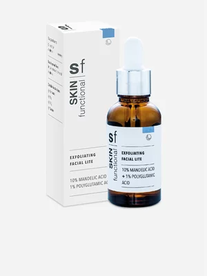 SKIN functional 10% Mandelic Acid + 1% Polyglutamic Acid, Exfoliating Serum 