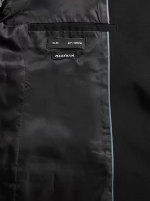 Markham Men's Core Slim Black Suit Jacket