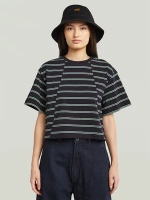 G-Star Women's Osaka Line Stripe Blue T-Shirt