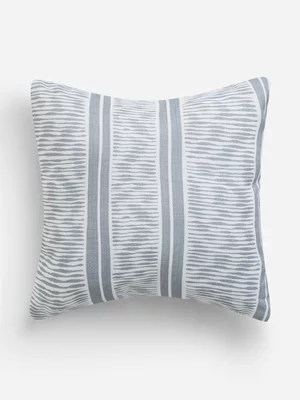 Jet Home Steel Grey Linear Stripe Cushion
