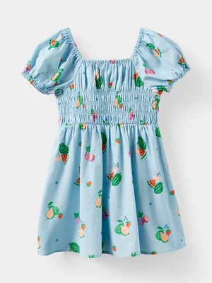 Cotton On Kids Girl Light Blue Emerson Dress