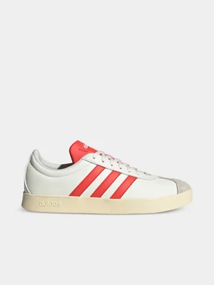 Women's adidas VL Court Base White/Red Sneaker