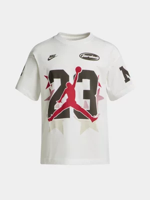Jordan Unisex Youth 23 Jumpman White T-Shirt