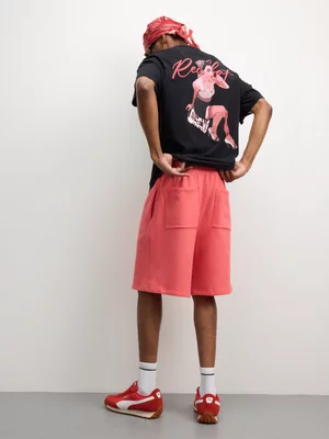 Redbat Men's Black Graphic T-Shirt