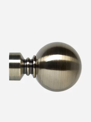 Solid Ball Finial Brushed Bronze 25mm