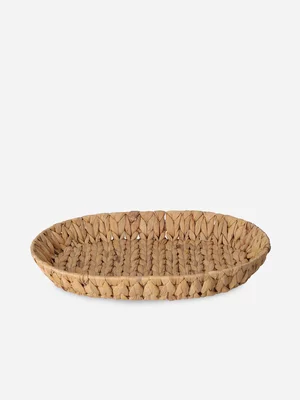 H & S Collection Basket Oval 40X32X6Cm