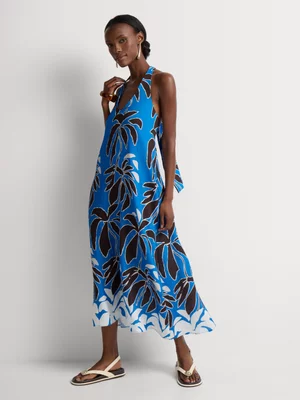 Halterneck Volume Sundress