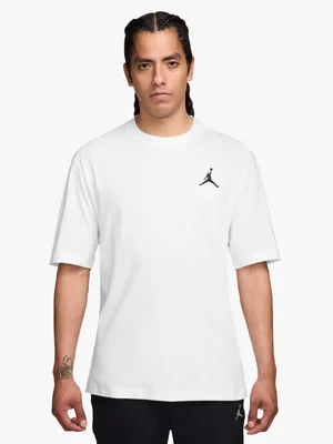 Jordan Men's Jumpman Embroidered  Crew White T-shirt
