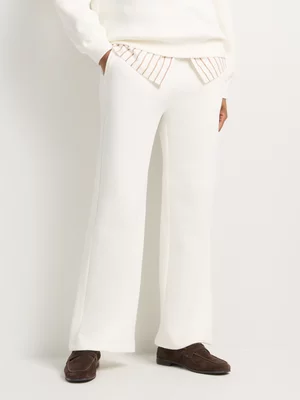Co-Ord FF Print Wide Leg Fleece Joggers