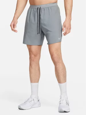 Nike Mens Stride Dri-Fit 7 Inch Brief-Lined Grey Shorts