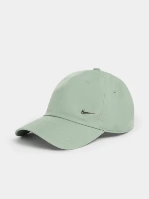 Nike Unisex Dri-Fit Club Metal Swoosh Green Cap