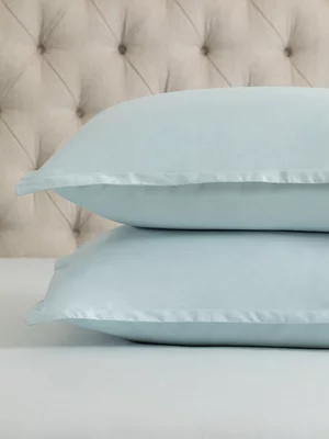 Grace Collection Smoothest Pillowcase 2pk 200 Thread Count Duck Egg