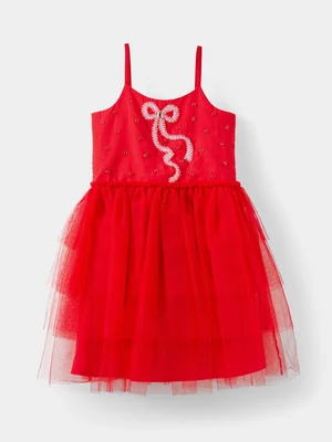 Cotton On Kids Girl Red Isabella Dress Up Dress
