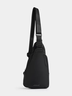 The FIX Unisex Black Tech Crossbody Bag