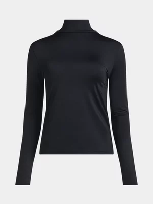 Exact Women's Black Turtle Neck Top 