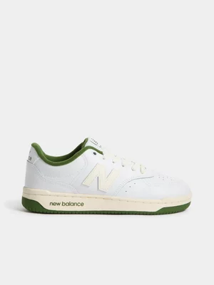 New Balance Mens BBW80 V1 White/Green Sneaker 