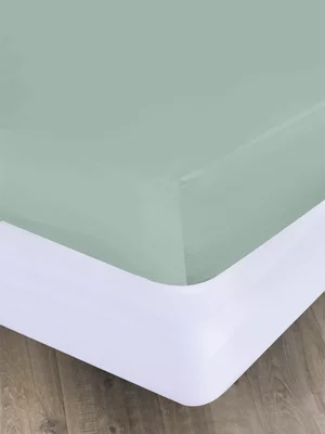 Volpes Egyptian Cotton 800TC Duck Egg Fitted Sheet