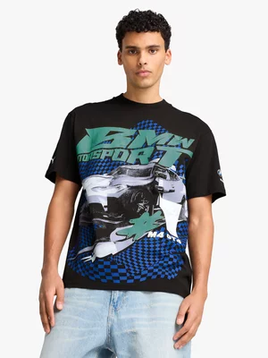 Puma Men's BMW Motorsport Big Graphic Black T-Shirt