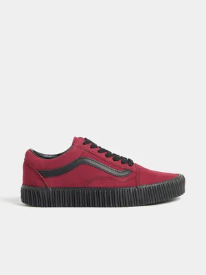 Vans Women's Old SKool Creeper Grunge Bordeaux Sneaker