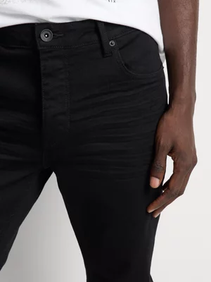 Relay Jeans Men's Skinny Black Denim