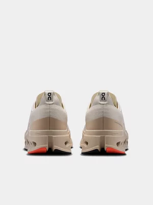 On Womens Cloudsurfer Max Ivory/Salmon Running Shoes