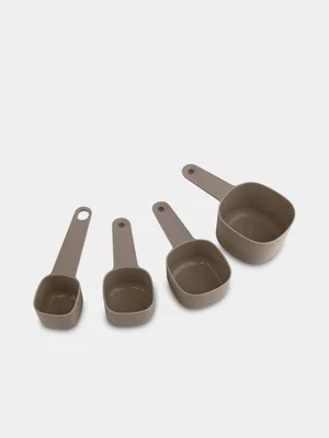Kitchen Think Measuring Cups Set of 4 Mocha