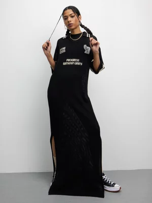 Redbat Athletics Women's Knit Golf Black Dress