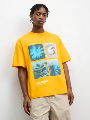 Anatomy Men's Photographic Orange T-shirt