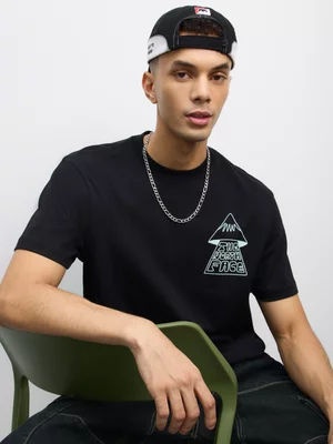The North Face Men's Mountain Play Relaxed Graphic Black T-shirt