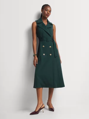 A-line Trench Dress