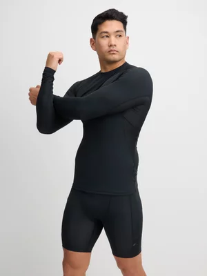 TS Mens Compression Black Short Tights