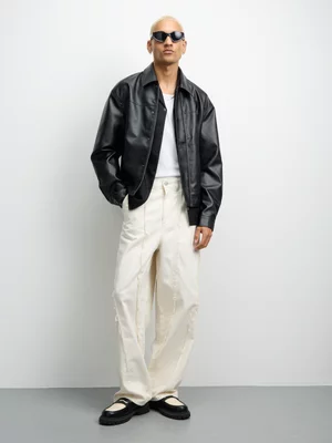 The FIX Men's Black Harrington Jacket