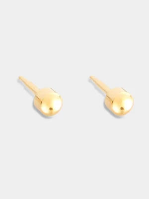 Exact Women's Gold Stud Earrings 