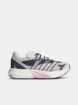 adidas Womens Light Blaze White/Black/Pink Sneakers 