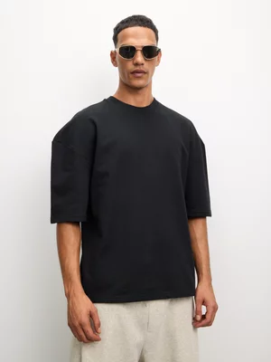 The FIX Men's Black Oversized Top