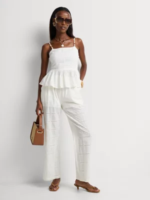 Co-Ord Anglaise Wide Leg Pants