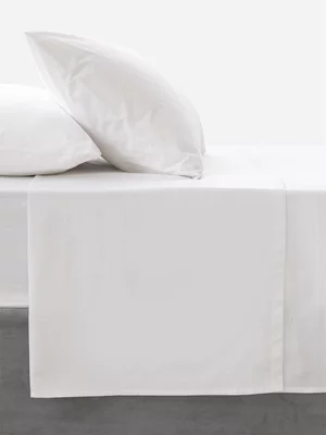Volpes White 200tc Cotton Flat Sheet