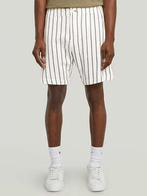 G-Star Men's Resort Stripe White/Green Shorts