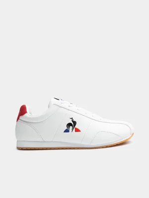 Mens Le Coq Sportif Foot Sport Racer White/Red Sneaker