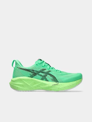 Asics Womens Novablast 5 Ekiden Vital Green/Black Running Shoes 