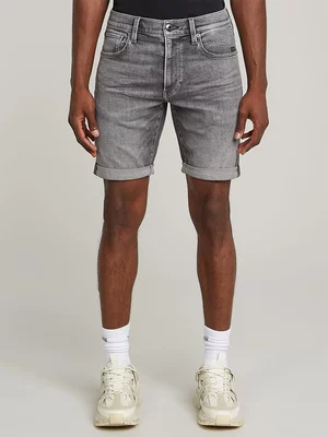 G-Star Men's 3301 Slim Denim  Grey Shorts