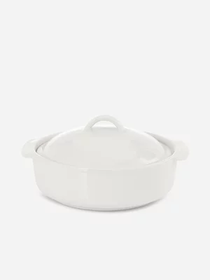 Aurora Round Porcelain Casserole With Lid 24cm
